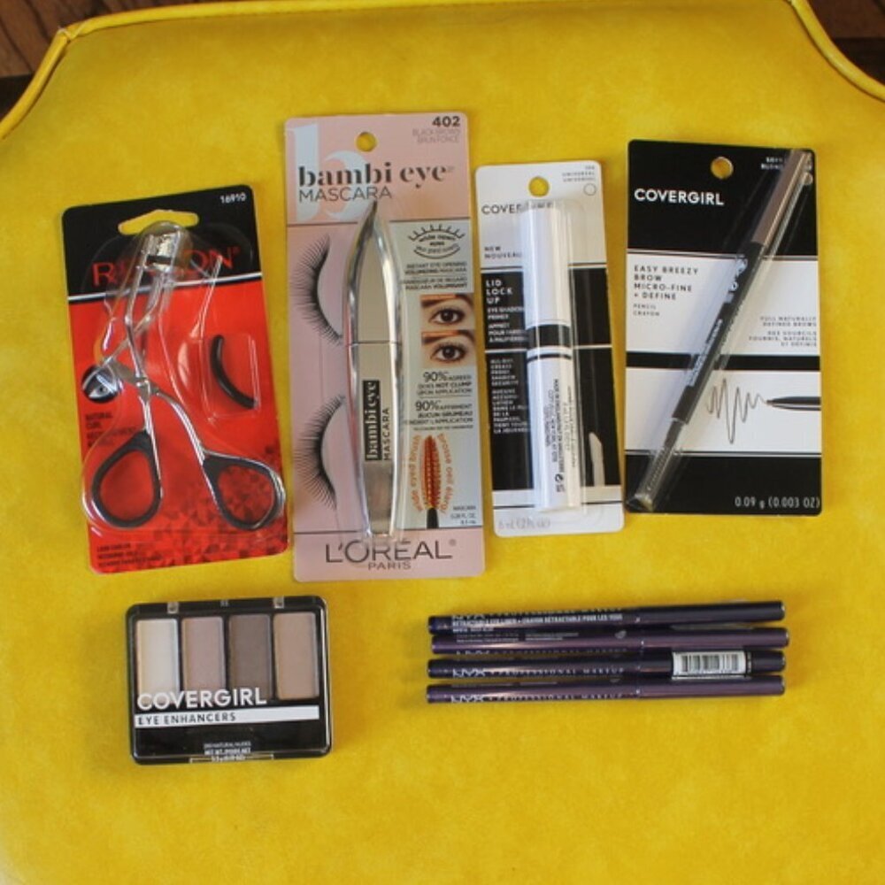 Variety Eye Makeup Cosmetics Bundle | L'Oréal, Nyx, Covergirl, Revlon